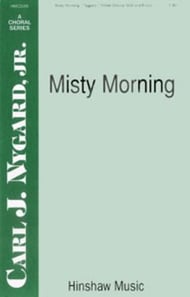 Misty Morning SAB choral sheet music cover Thumbnail